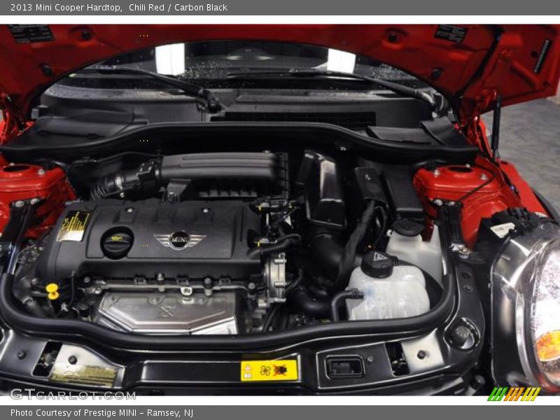 Chili Red / Carbon Black 2013 Mini Cooper Hardtop