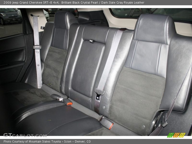 Brilliant Black Crystal Pearl / Dark Slate Gray Royale Leather 2009 Jeep Grand Cherokee SRT-8 4x4