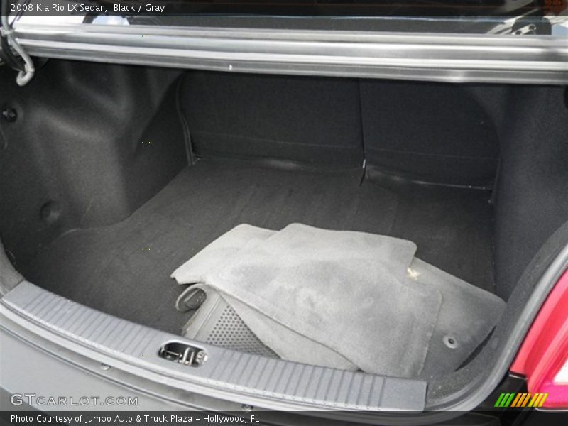 Black / Gray 2008 Kia Rio LX Sedan