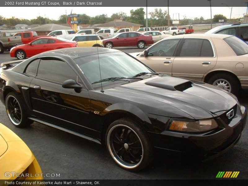 Black / Dark Charcoal 2002 Ford Mustang GT Coupe