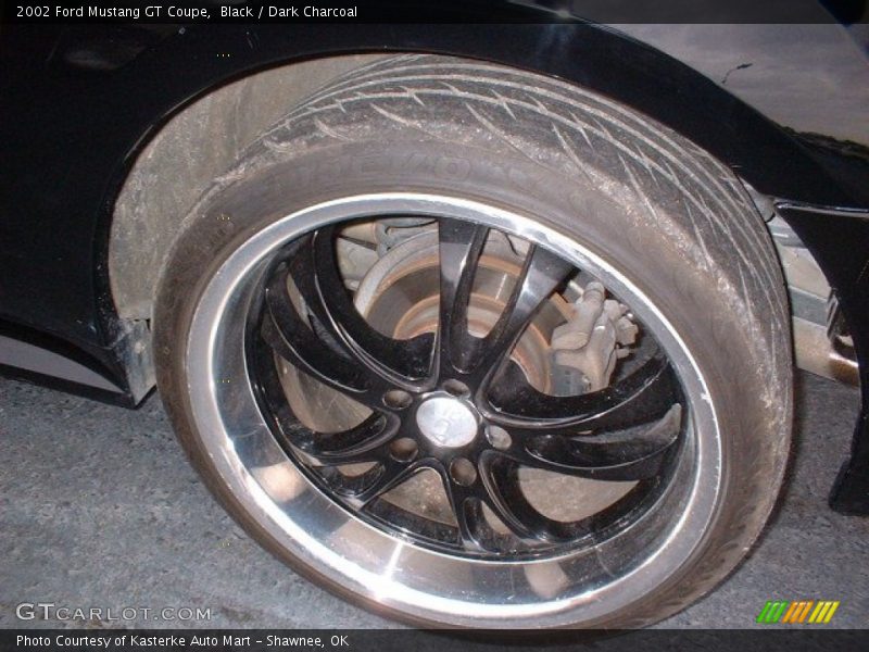 Black / Dark Charcoal 2002 Ford Mustang GT Coupe