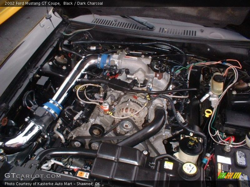 Black / Dark Charcoal 2002 Ford Mustang GT Coupe