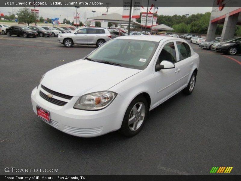 Summit White / Ebony 2010 Chevrolet Cobalt LT Sedan