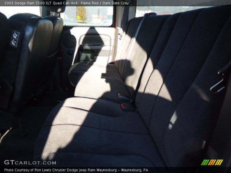 Flame Red / Dark Slate Gray 2003 Dodge Ram 3500 SLT Quad Cab 4x4
