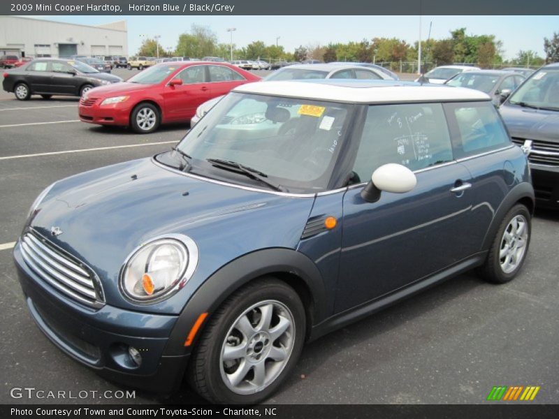 Horizon Blue / Black/Grey 2009 Mini Cooper Hardtop