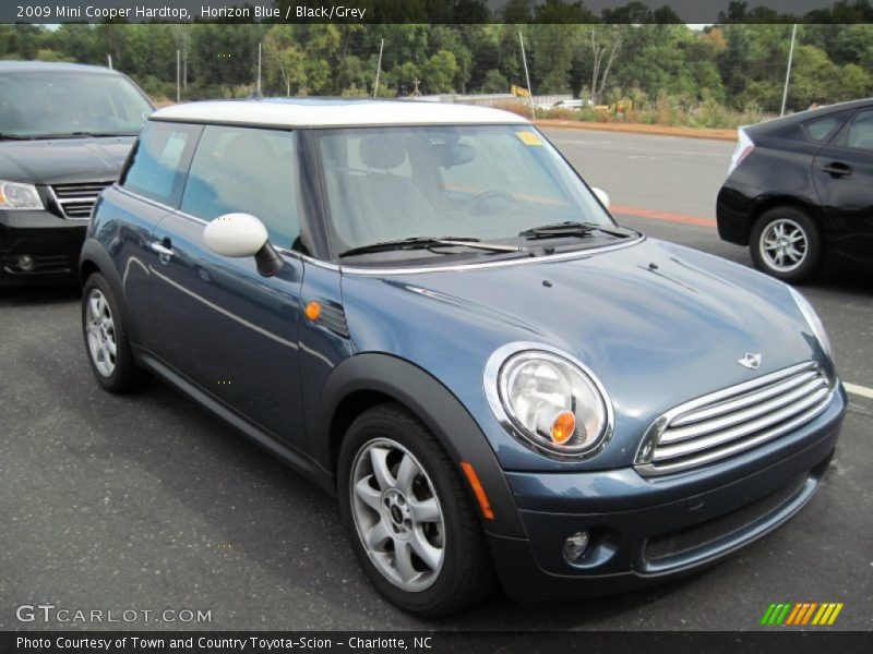 Horizon Blue / Black/Grey 2009 Mini Cooper Hardtop