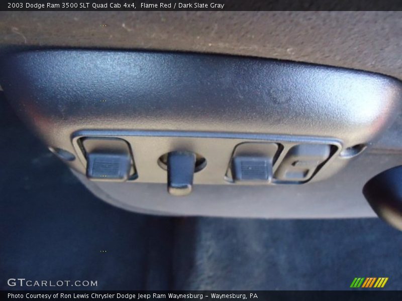 Flame Red / Dark Slate Gray 2003 Dodge Ram 3500 SLT Quad Cab 4x4