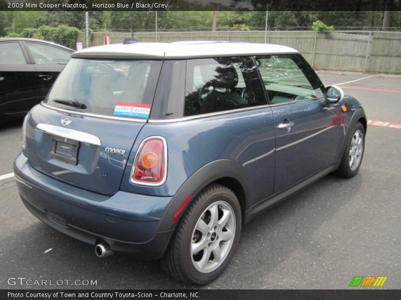 Horizon Blue / Black/Grey 2009 Mini Cooper Hardtop