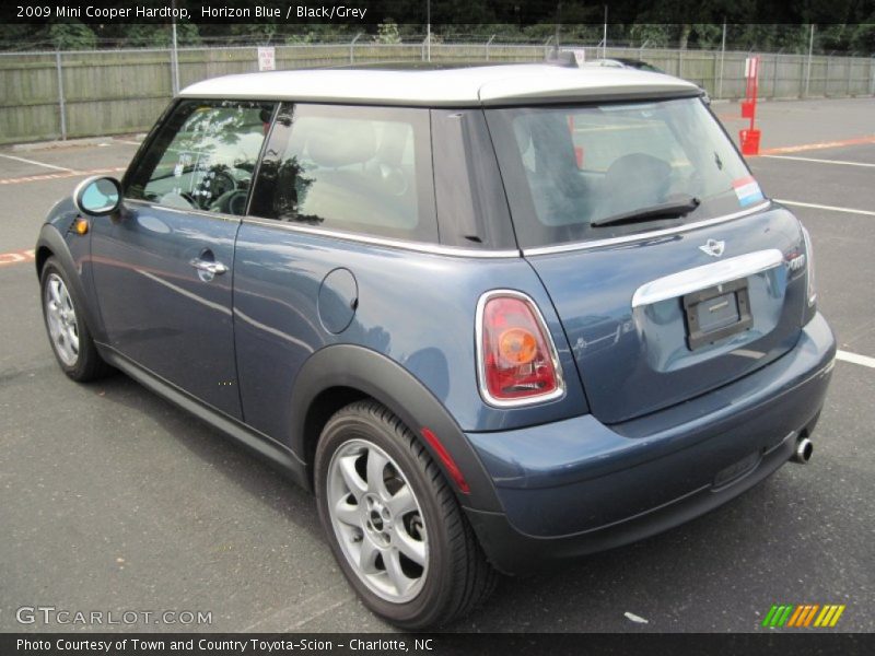 Horizon Blue / Black/Grey 2009 Mini Cooper Hardtop