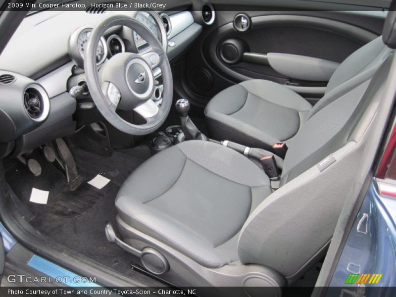 Horizon Blue / Black/Grey 2009 Mini Cooper Hardtop