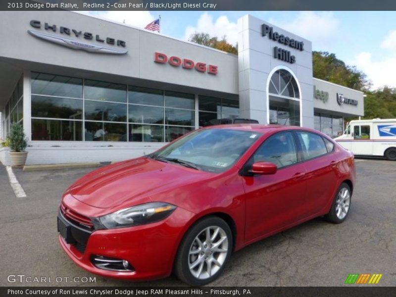 Redline 2-Coat Pearl / Black/Light Diesel Gray 2013 Dodge Dart Rallye