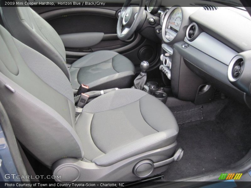 Horizon Blue / Black/Grey 2009 Mini Cooper Hardtop