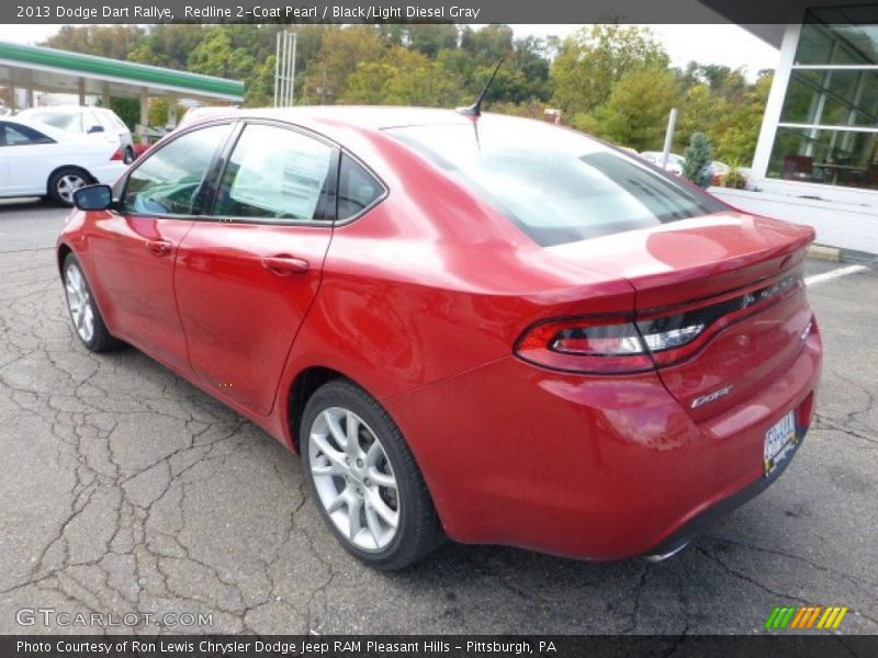 Redline 2-Coat Pearl / Black/Light Diesel Gray 2013 Dodge Dart Rallye