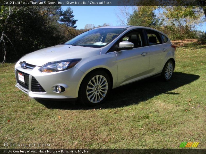 Ingot Silver Metallic / Charcoal Black 2012 Ford Focus Titanium 5-Door