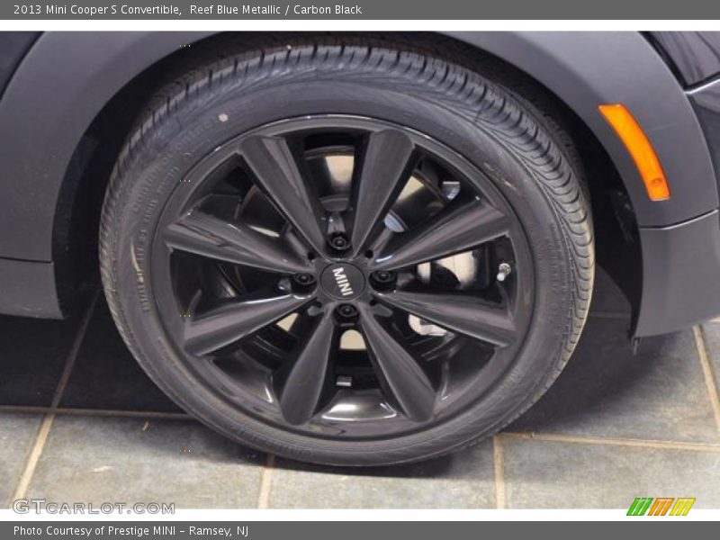 Reef Blue Metallic / Carbon Black 2013 Mini Cooper S Convertible