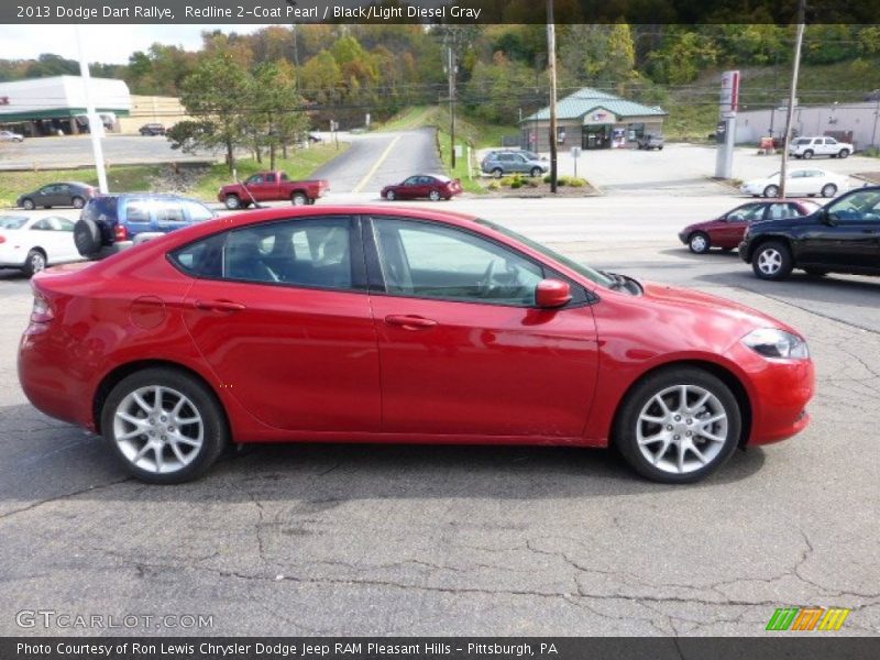 Redline 2-Coat Pearl / Black/Light Diesel Gray 2013 Dodge Dart Rallye