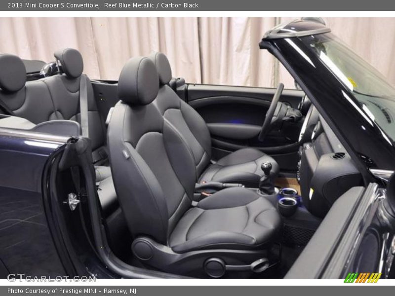  2013 Cooper S Convertible Carbon Black Interior
