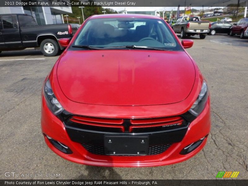 Redline 2-Coat Pearl / Black/Light Diesel Gray 2013 Dodge Dart Rallye