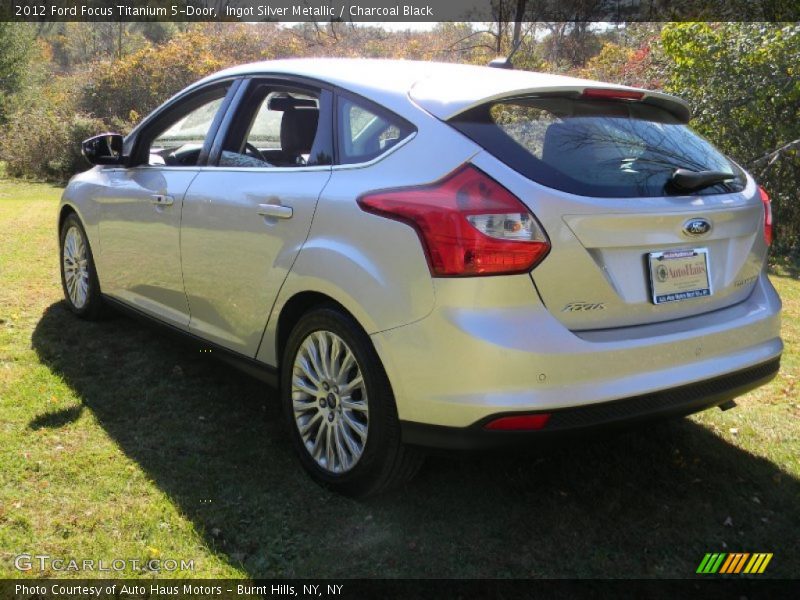 Ingot Silver Metallic / Charcoal Black 2012 Ford Focus Titanium 5-Door