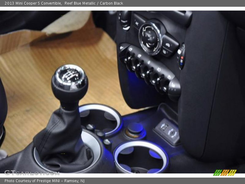 Reef Blue Metallic / Carbon Black 2013 Mini Cooper S Convertible