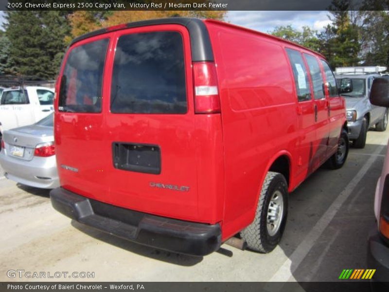 Victory Red / Medium Dark Pewter 2005 Chevrolet Express 2500 Cargo Van