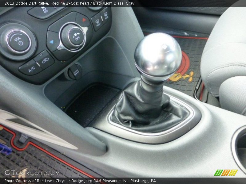 Redline 2-Coat Pearl / Black/Light Diesel Gray 2013 Dodge Dart Rallye