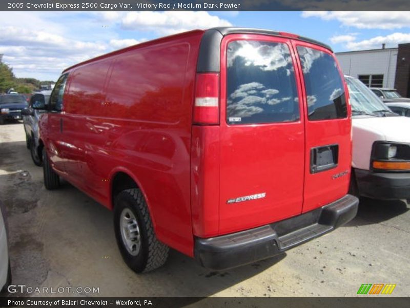 Victory Red / Medium Dark Pewter 2005 Chevrolet Express 2500 Cargo Van