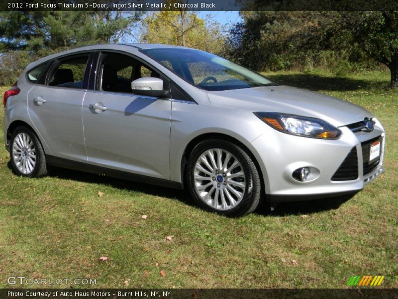 Ingot Silver Metallic / Charcoal Black 2012 Ford Focus Titanium 5-Door