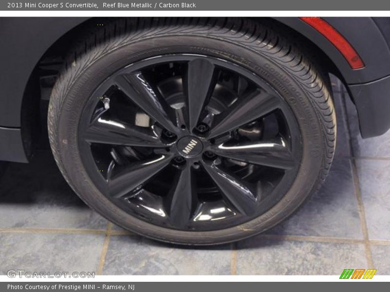 Reef Blue Metallic / Carbon Black 2013 Mini Cooper S Convertible
