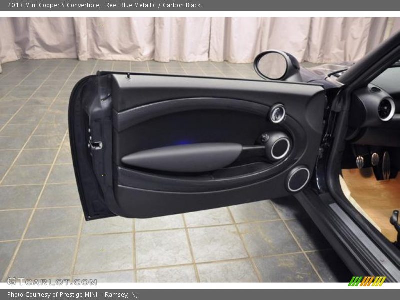 Reef Blue Metallic / Carbon Black 2013 Mini Cooper S Convertible