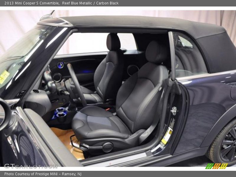 Reef Blue Metallic / Carbon Black 2013 Mini Cooper S Convertible