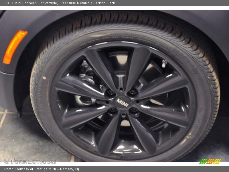 Reef Blue Metallic / Carbon Black 2013 Mini Cooper S Convertible