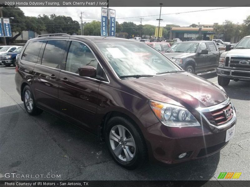 Dark Cherry Pearl / Ivory 2009 Honda Odyssey Touring