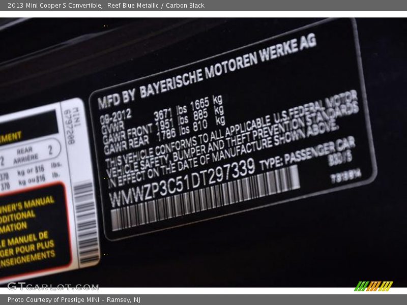 B30 - 2013 Mini Cooper S Convertible