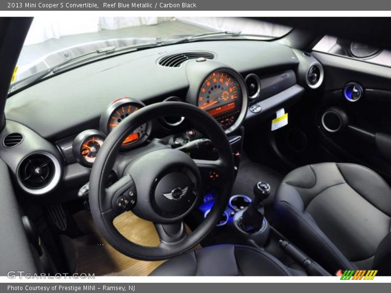  2013 Cooper S Convertible Carbon Black Interior
