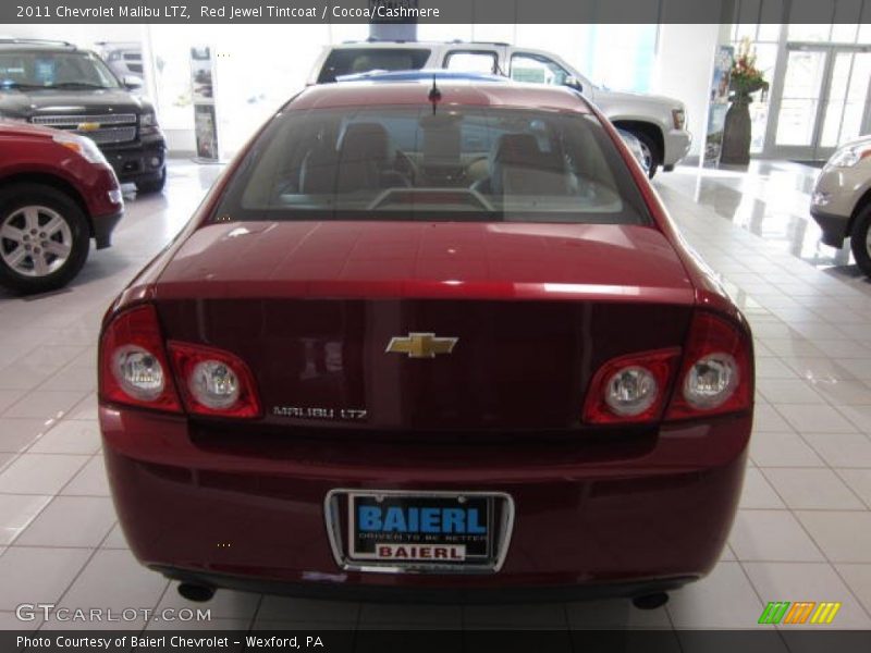 Red Jewel Tintcoat / Cocoa/Cashmere 2011 Chevrolet Malibu LTZ