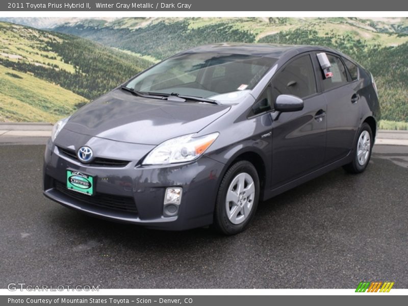 Winter Gray Metallic / Dark Gray 2011 Toyota Prius Hybrid II