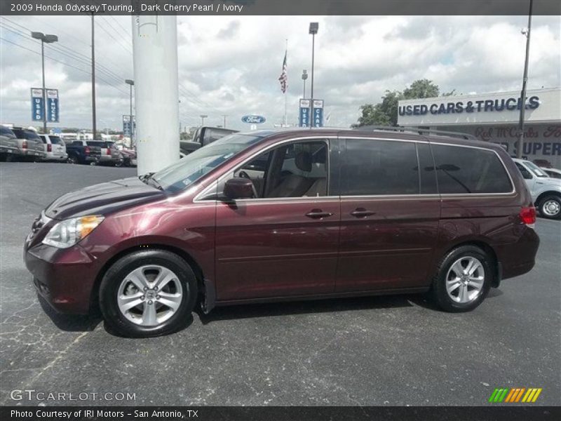 Dark Cherry Pearl / Ivory 2009 Honda Odyssey Touring