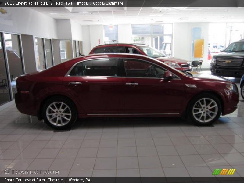 Red Jewel Tintcoat / Cocoa/Cashmere 2011 Chevrolet Malibu LTZ