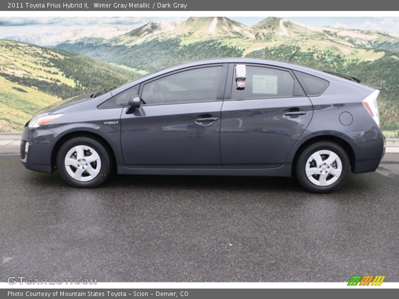 Winter Gray Metallic / Dark Gray 2011 Toyota Prius Hybrid II