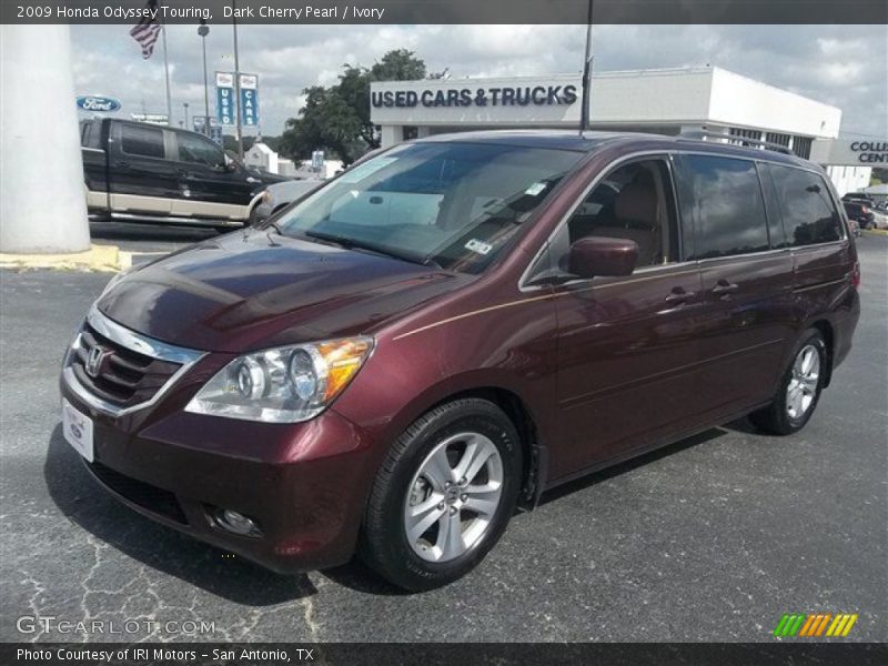 Dark Cherry Pearl / Ivory 2009 Honda Odyssey Touring