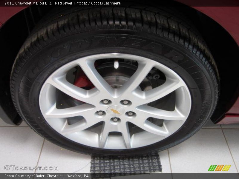 Red Jewel Tintcoat / Cocoa/Cashmere 2011 Chevrolet Malibu LTZ