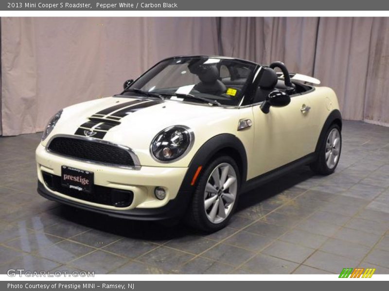 Pepper White / Carbon Black 2013 Mini Cooper S Roadster