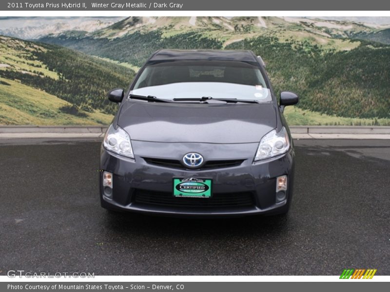 Winter Gray Metallic / Dark Gray 2011 Toyota Prius Hybrid II
