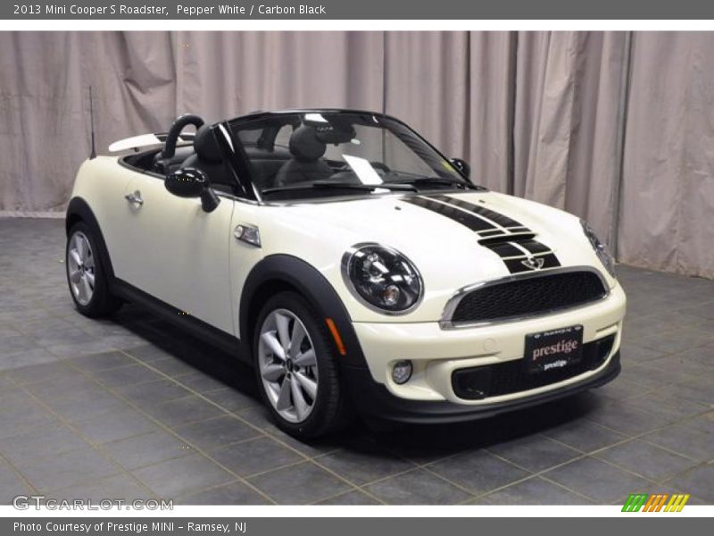 Pepper White / Carbon Black 2013 Mini Cooper S Roadster
