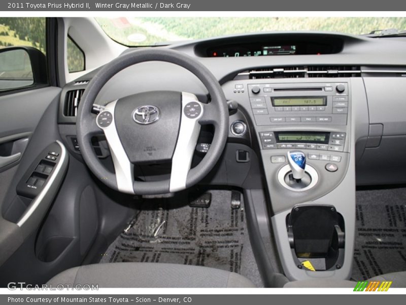 Winter Gray Metallic / Dark Gray 2011 Toyota Prius Hybrid II