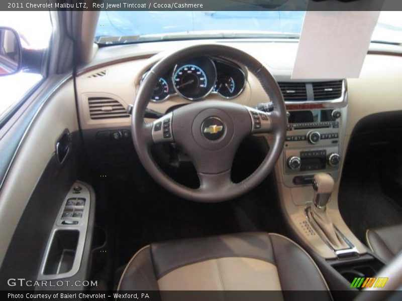 Red Jewel Tintcoat / Cocoa/Cashmere 2011 Chevrolet Malibu LTZ