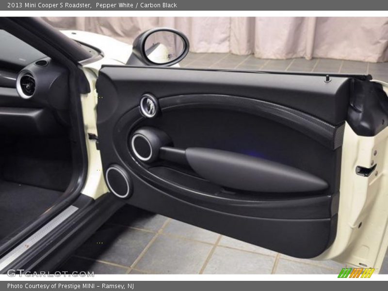 Pepper White / Carbon Black 2013 Mini Cooper S Roadster