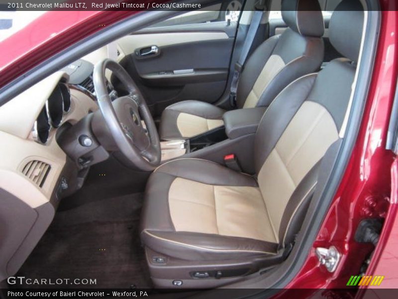 Red Jewel Tintcoat / Cocoa/Cashmere 2011 Chevrolet Malibu LTZ