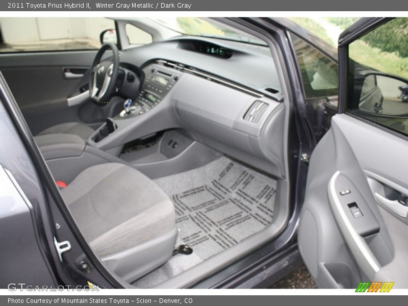 Winter Gray Metallic / Dark Gray 2011 Toyota Prius Hybrid II